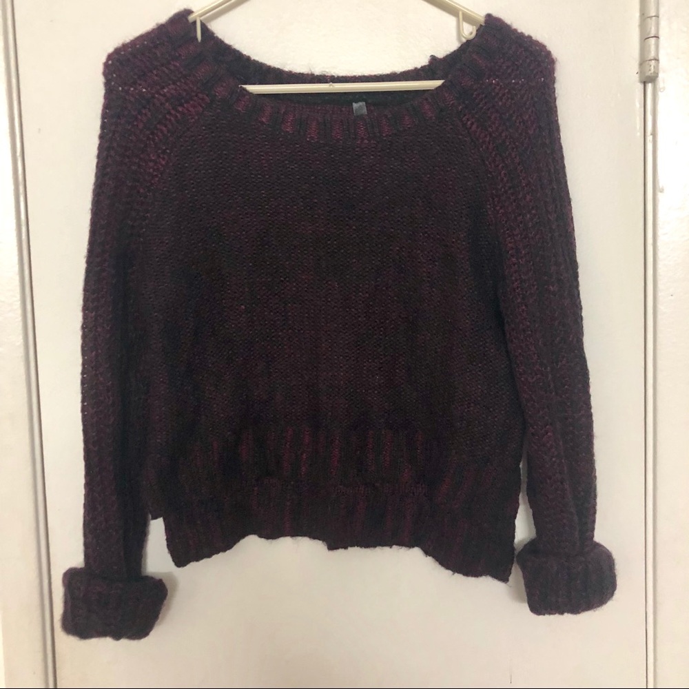Crop sweater